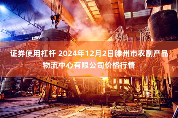 证券使用杠杆 2024年12月2日滕州市农副产品物流中心有限公司价格行情