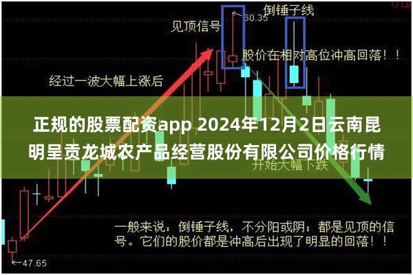 正规的股票配资app 2024年12月2日云南昆明呈贡龙城农产品经营股份有限公司价格行情