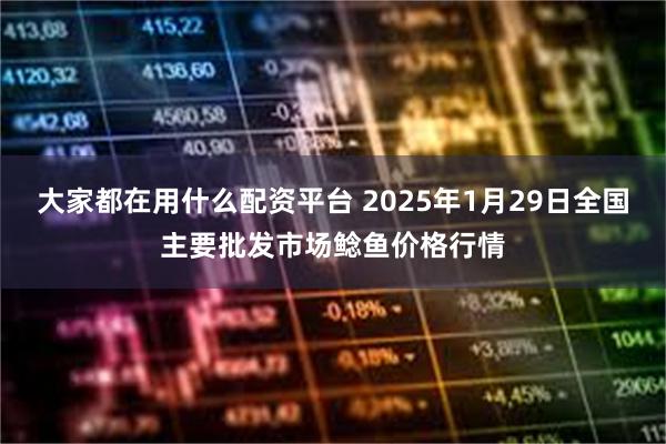 大家都在用什么配资平台 2025年1月29日全国主要批发市场鲶鱼价格行情